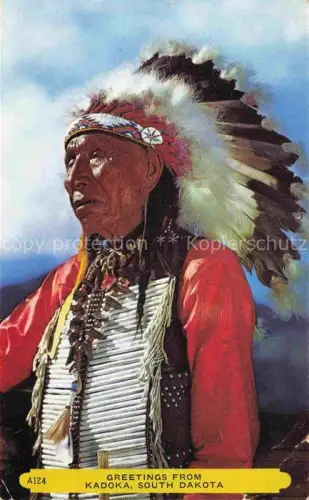 AK / Ansichtskarte Indianer Native American Kadoka South Dakota 