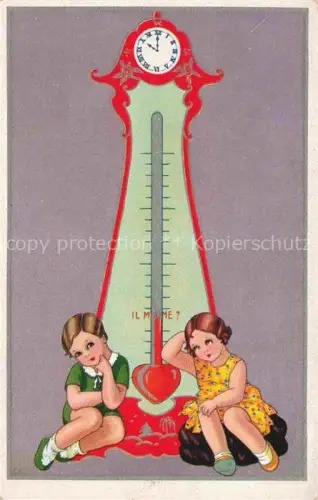 AK / Ansichtskarte Kinder Child Enfants Uhr 