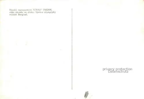 AK / Ansichtskarte Ski-Flugschanze Norge Toralf Engan