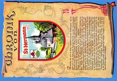 AK / Ansichtskarte Chronik-AK St Hermann Deggendorf 