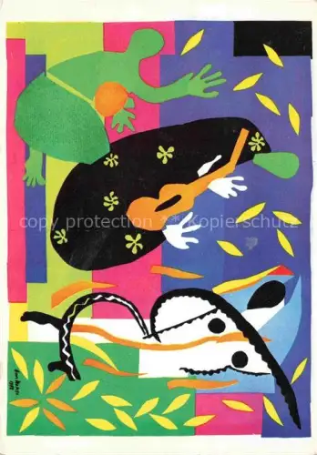 AK / Ansichtskarte MATIssE Henri (1869-1954) Kuenstlerkarte Tristeree du roi Paris