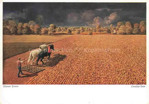 AK / Ansichtskarte PEINER Werner Kuenstlerkarte Landwirtschaft Deutsche Erde 