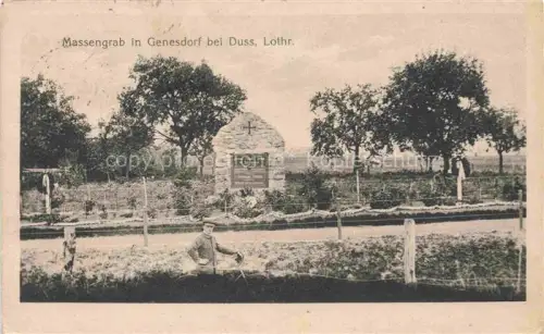 AK / Ansichtskarte Genesdorf Chateau-Salins 57 Moselle Massengrab