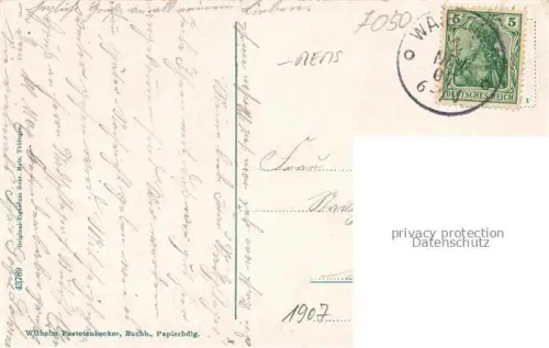 AK / Ansichtskarte Waiblingen  Rems Rems-Murr-Kreis BW Teilansicht mit Kirche