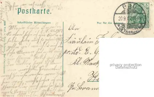 AK / Ansichtskarte BAD OEYNHAUSEN NRW Charlottenstrasse mit neuem Postgebaeude