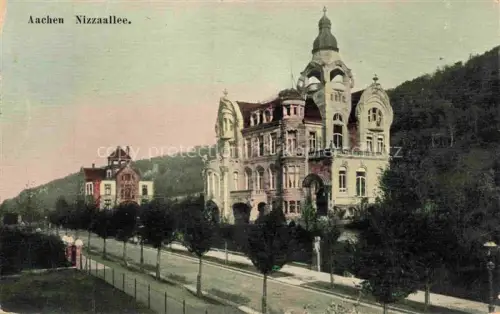 AK / Ansichtskarte AACHEN Nizzaallee Villen