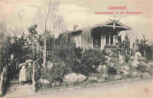 AK / Ansichtskarte Cannstatt Bad STUTTGART Schweizerhaus in den Kuranlagen