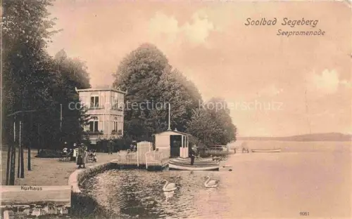 AK / Ansichtskarte Bad Segeberg Seepromenade