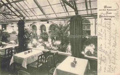 AK / Ansichtskarte BERLIN  CITY Restaurant zum Heidelberger