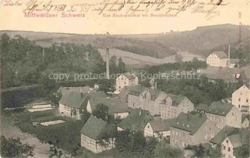 AK / Ansichtskarte Neudoerfchen Mittweida Sachsen Teilansicht Mittweidaer Schweiz