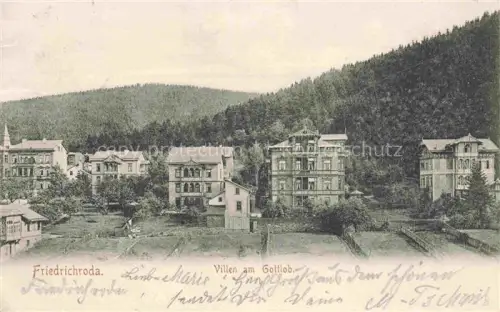 AK / Ansichtskarte Friedrichroda Thueringen Villen am Gottlob