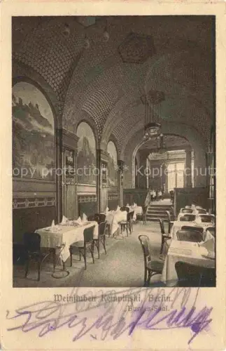 AK / Ansichtskarte BERLIN  CITY Weinstuben Kempinksi Burgen-Saal
