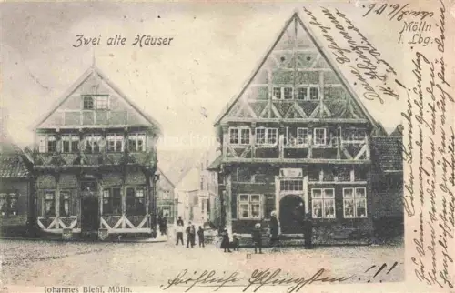 AK / Ansichtskarte Moelln  Lauenburg Zwei alte Haeuser