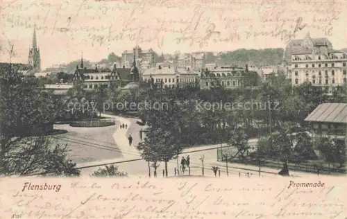 AK / Ansichtskarte FLENSBURG  Flensborg Schleswig-Holstein Promenade