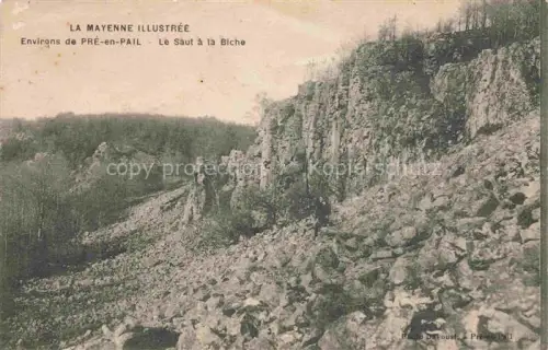AK / Ansichtskarte Pre-en-Pail Mayenne 53 Mayenne Le Saut a la Biche