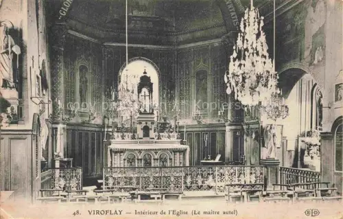 AK / Ansichtskarte Viroflay Versailles 78 Yvelines Interier de l Eglise 