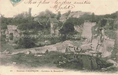 AK / Ansichtskarte ALENCON 61 Orne Carrieres de Beausejour