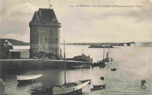 AK / Ansichtskarte St-Servan-sur-Mer SAINT-SERVAN-SUR-MER 35 Ille-et-Vilaine Tour Solidor Embouchure de la Rance