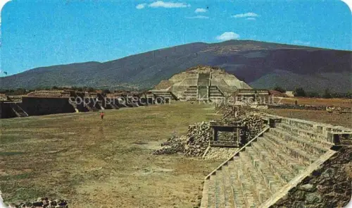 AK / Ansichtskarte San Juan de Teotihuacan Mexico La Piramide de Luna