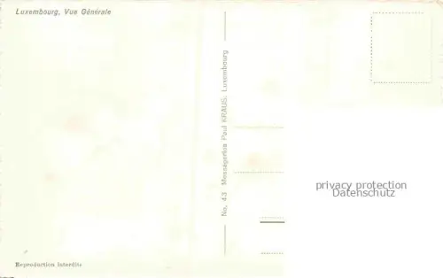 AK / Ansichtskarte LUXEMBOURG  Luxemburg Vue generale