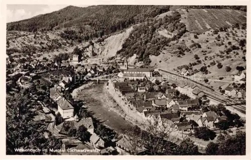 AK / Ansichtskarte Weisenbach Murgtal Fliegeraufnahme