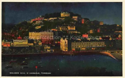 AK / Ansichtskarte Torquay  UK Waldon Hill and Harbour