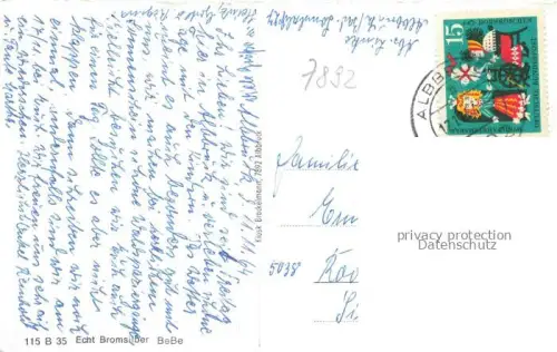 AK / Ansichtskarte Albbruck Panorama Bergstrasse Kirche Schwimmbad