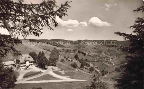 AK / Ansichtskarte Schoenau Schwarzwald Berghotel Wiedener Eck Panorama
