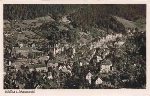 AK / Ansichtskarte WILDBAD  Bad Schwarzwald BW Fliegeraufnahme