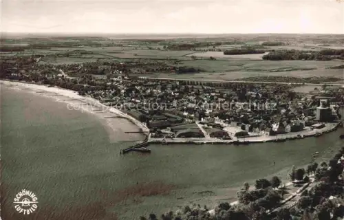 AK / Ansichtskarte ECKERNFoeRDE Ostseebad Fliegeraufnahme