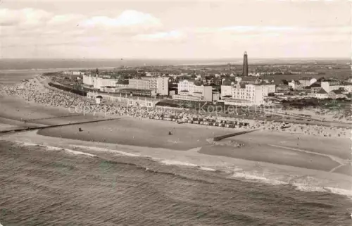 AK / Ansichtskarte BORKUM Nordseebad Niedersachsen Fliegeraufnahme