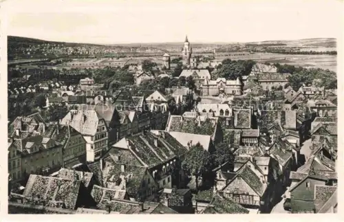 AK / Ansichtskarte Friedberg  Hessen Panorama mit Burg und Adolfsturm