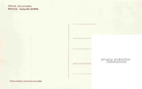 AK / Ansichtskarte STRAssENBAHN Tramway-- Prag Praha Wenzelsplatz 