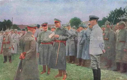 AK / Ansichtskarte Adel Preussen Monarchie Kronprinz erhaelt Funkspruch Soldaten Berlin