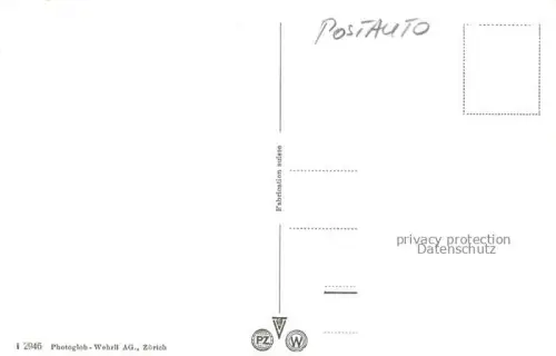 AK / Ansichtskarte Postauto Postbus Omnibus Axenstrasse Vierwaldstaettersee Gitschen Schweiz