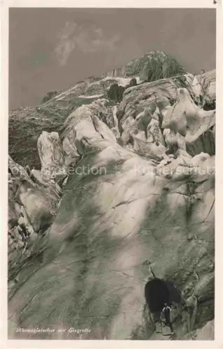 AK / Ansichtskarte Gletscher Ferner Glacier Glaciar Ghiacciaio-- Eisgrotte Rhone Schweiz