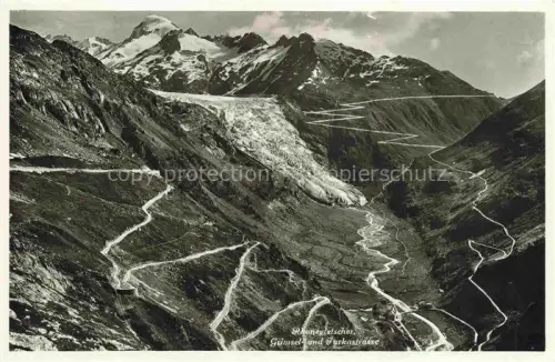 AK / Ansichtskarte Gletscher Ferner Glacier Glaciar Ghiacciaio-- Rhone Grimsel Furkastrasse Schweiz