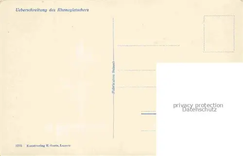 AK / Ansichtskarte Gletscher Ferner Glacier Glaciar Ghiacciaio-- Rhone Schweiz