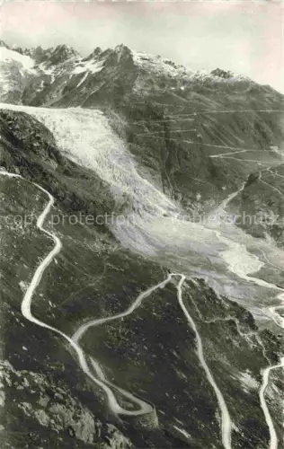 AK / Ansichtskarte Gletscher Ferner Glacier Glaciar Ghiacciaio-- Rhohne Grimsel Furkastrasse Schweiz