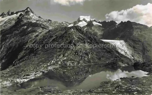 AK / Ansichtskarte Gletscher Ferner Glacier Glaciar Ghiacciaio-- Grimsel Totensee Rhone Galenstock 