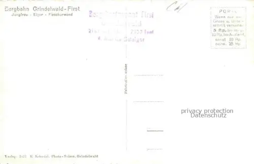 AK / Ansichtskarte Sessellift Chairlift Telesiege Bergbahn Grindelwald Jungfrau Eiger Schweiz