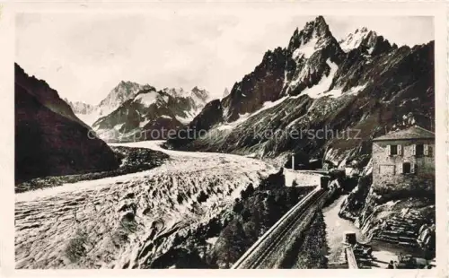 AK / Ansichtskarte Gletscher Ducan 3020m GR Chamonix Mont Blanc 