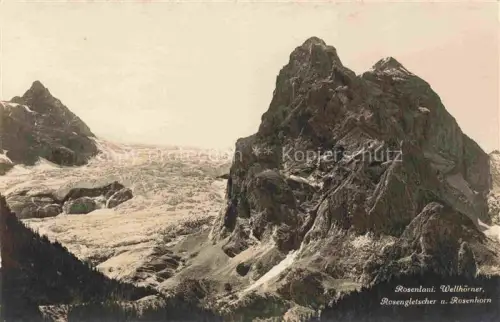 AK / Ansichtskarte Gletscher Ferner Glacier Glaciar Ghiacciaio-- Rosenlaoui Wellhoerner Rosenhorn 
