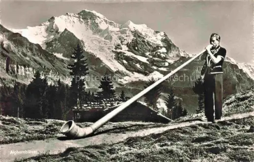 AK / Ansichtskarte Alphorn Cor des Alpes-- Schweiz 