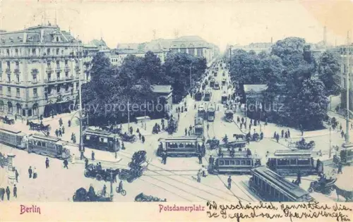 AK / Ansichtskarte BERLIN  CITY Potsdamerplatz Strassenbahn