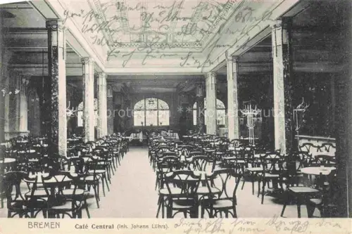 AK / Ansichtskarte BREMEN  CITY Café Central Gastraum