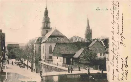 AK / Ansichtskarte Erbach  Odenwald Hessen Motiv mit Kirche