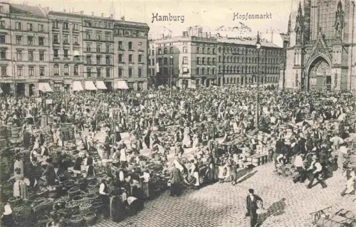 AK / Ansichtskarte HAMBURG  CITY Hopfenmarkt