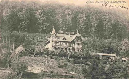 AK / Ansichtskarte Ruhla Hotel zum Landgrafen