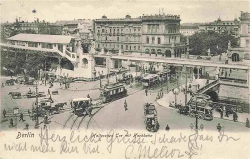 AK / Ansichtskarte BERLIN  CITY Hallesches Tor und Hochbahn
